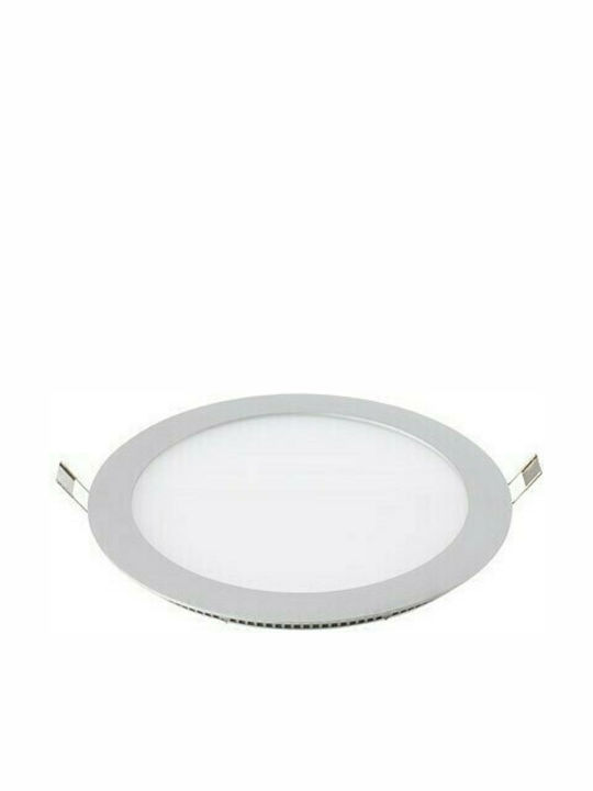 Atman Round Recessed LED Panel 24W with Natural...