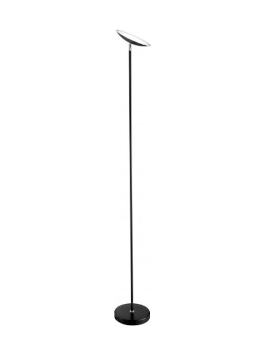 Perenz Lampă de podea LED Î180xL25cm. cu Lumină Caldă Albă Negru