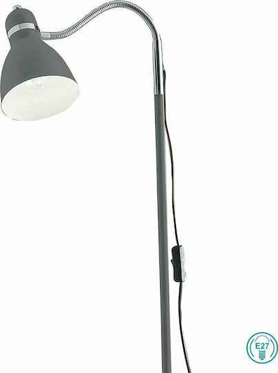 Fan Europe Vintage Floor Lamp H142xW34cm. with Socket for Bulb E27 Gray