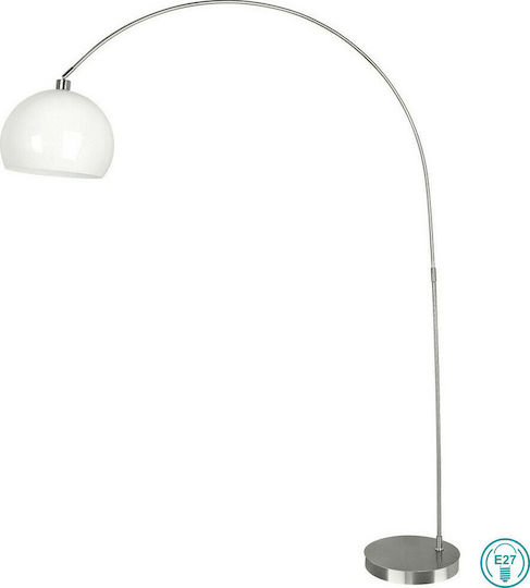 Fan Europe Plaza Floor Lamp Height 205x35cm with E27 Lamp Bulb Base White