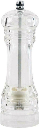 ILSA Manual Plastic Pepper Mill 15cm Transparent