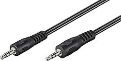 Goobay 3.5mm male - 3.5mm male Cable Black 1.5m (50019)