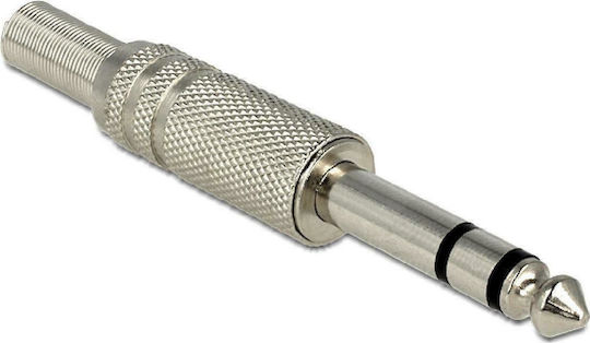 Goobay Βύσμα 6.3mm Jack mono male 10τμχ Ασημί 11037
