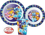 Stor Feeding Set Paw Patrol made of Plastic Multicolour 3pcs for 2+ months