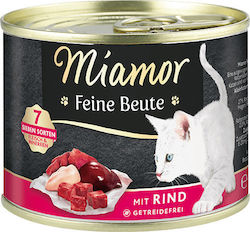 Miamor Feine Beute Wet Food for In Can with Beef 1pc 185gr