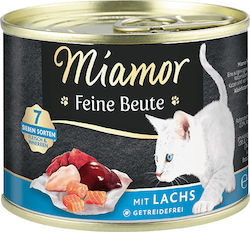 Miamor Feine Beute Wet Food for In Can with Salmon 1pc 185gr