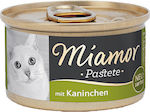 Miamor Pastete Wet Food for Cats in Cans with Rabbit Grain-Free 85gr