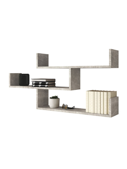 Shelf Wall Trio 119x18x55cm White