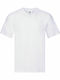 Fruit of the Loom Original T Ανδρικό Διαφημιστικό T-shirt Κοντομάνικο σε Λευκό Χρώμα