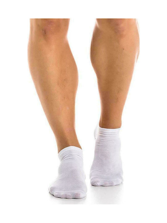 Inizio Ανδρικές Μονόχρωμες Κάλτσες Λευκές 3Pack
