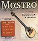Mastro Комплект Посребрено покритие Хорди за Бузуки Silverplated 3-струнен Тзурас 10 - 22"