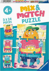 Kids Puzzle Mix & Match Monsters for 4++ Years 72pcs Ravensburger