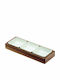 Leone Plastic Dessert Divided Serving Tray with 3 Slots White 31.5x11.5x4cm