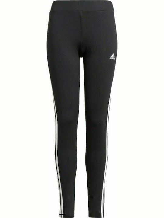 Kids Legging Sports Long Black 3 Stripes