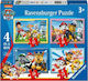 Παιδικό Puzzle 4 in 1 Paw Patrol 72pcs για 3+ Ετών Ravensburger