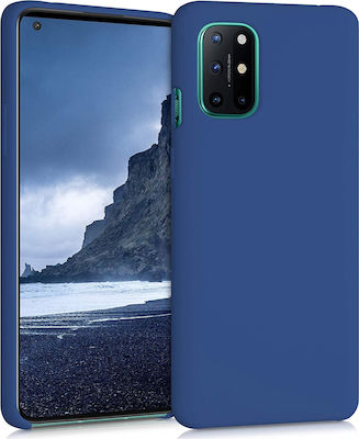 KWmobile Soft Flexible Rubber Back Cover Σιλικόνης Navy Μπλε (OnePlus 8T)