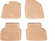 Rezaw Plast Set of Front and Rear Mats 4pcs for Saab 9-3 2002-2015 Beige