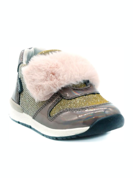 Sneakers E69S115 Παιδικά Sneakers με Σκρατς Χρυσά