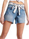 Women's Jean High-waisted Shorts Blue