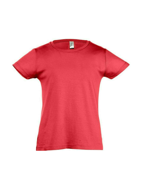 Sol's Παιδικό T-shirt Κόκκινο