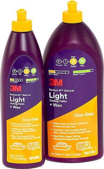 3M Perfect-It Light Cutting Polish & Wax Γυαλιστικό Σκάφους 473ml