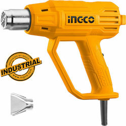 Ingco Pistol termic 2000W cu control de temperatură până la 560°C