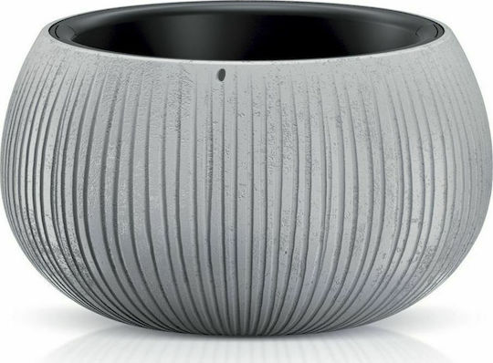 Iliadis Beton Bowl Ghiveci Plastic Gri Iliadis Beton Bowl Ghiveci Plastic Gri