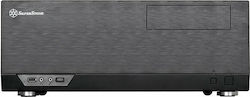 Silverstone GD09B-C Home Theater Κουτί Υπολογιστή Μαύρο