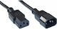 InLine IEC C13 - IEC C14 Cable 7m Μαύρο 16637