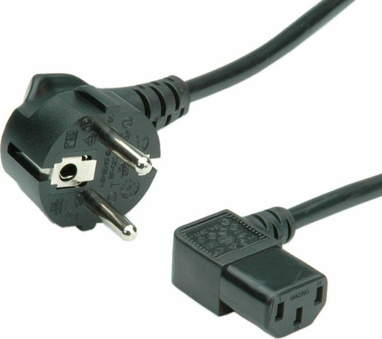 Roline Schuko - IEC C13 Cable 1.8m Black (19.08.1118)