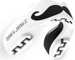 Safejawz Extro 2.0 Moustache Προστατευτική Μασέλα Senior Λευκή