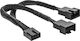 InLine 4-Pin pwm - 4-Pin pwm Cable 0.15m Μαύρο 33328Y