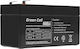 Green Cell Μπαταρία UPS με Χωρητικότητα 1.2Ah και Τάση 12V AGM17 1τμχ