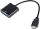 Cabletech Converter HDMI male to VGA female 1pcs DM-0842-L