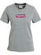Superdry Damen Sportlich T-shirt Gray