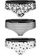 Black & White Βαμβακερά Γυναικεία Slip 3Pack