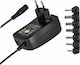 Emos Adaptor Universal De Alimentare Reglabil Tensiune 3 Până La 12V 1.5A Cu Putere 18W Cu Set De Mufe (N3112)