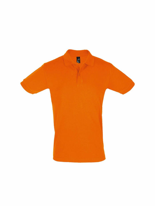 Sol's Мъжки Рекламна блуза Къс ръкав в Оранжев цвят