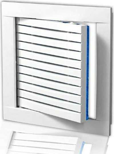 Europlast 101- Perdea de ventilație 40x30cm Dreptunghiulară cu plasă