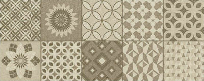 Karag Metropoli METDIB2050 Placă Perete Bucătărie / Baie Ceramic Mat 50x20cm Decor Isole Brown