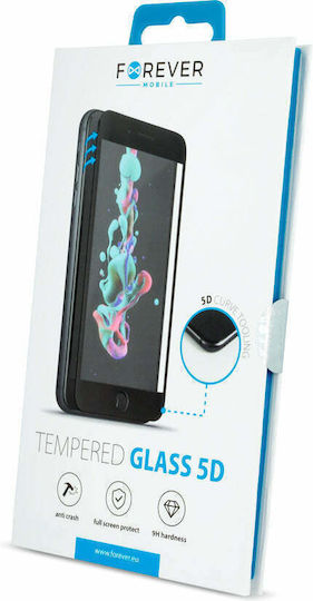 Forever 5D Tempered Glass Black Frame (Galaxy A12)