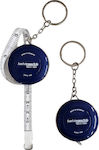 Key ring binder Germany "Picco" automatic with reset button centimetres/inches blue 150cm x 0.8cm. Ø4.2cm code 933 Hoechstmass