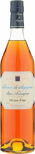 Коняк Baron De Sigognac Armagnac Old 20 Години 40% 700мл