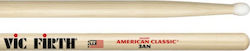 Vic Firth Hickory Μπαγκέτες Ντραμς American Classic 3A με Σχήμα Μύτης Barrel