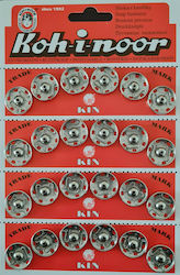 No.7-18.9/18mm Czech Republic nickel stainless steel sewing nozzles 24pcs Koh-I-Noor