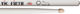 Vic Firth Hickory Drumsticks Drums Signature Series Thomas Lang with Tip Shape Drop in White Color