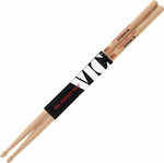 Vic Firth Hickory Schlagzeug Extreme 5B mit Spitzenform Ablegen