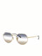 Ray Ban Jack Sunglasses with Gold Metal Frame and Blue Gradient Lens RB3565 001/GD