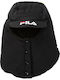 Quilted Puffer Balaclava Beanie Full Face Beanie in Black color