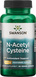 Swanson AjiPure N-Acetyl Cysteine 600mg 60 veg. caps Unflavoured